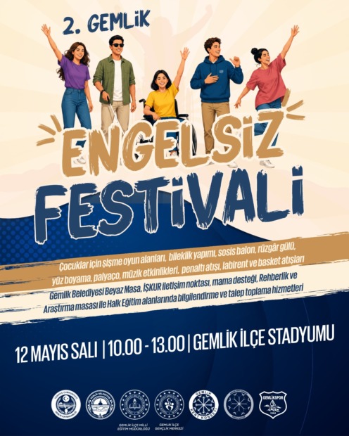 2. GEMLİK ENGELSİZ FESTİVALİ GELİYOR