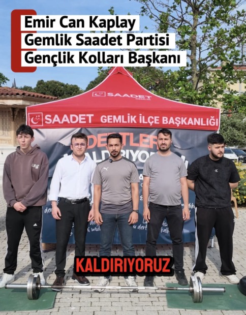 SP Gemlik Gençlik Kollarından; “Dertleri Kaldırıyoruz” Çalışması