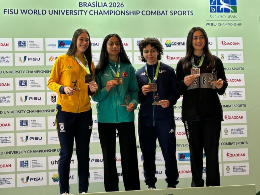 BUÜ’lü milli sporcudan uluslararası başarı
