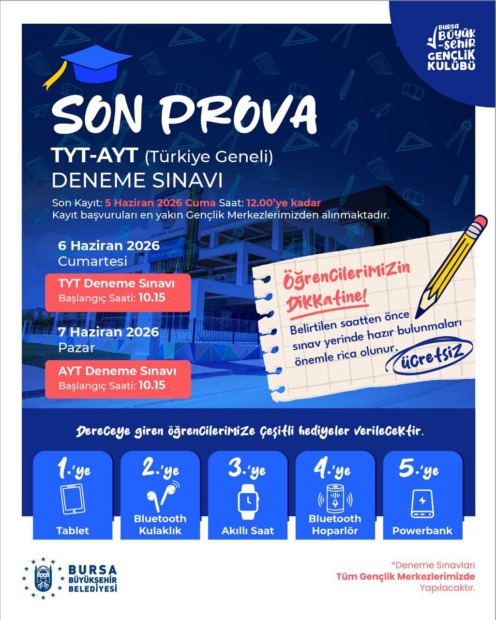 ÜNİVERSİTE ADAYLARI İÇİN DENEME SINAVI