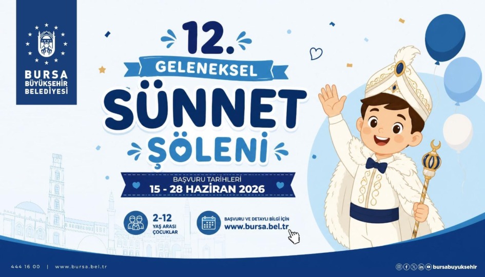 BURSA BÜYÜKŞEHİR’DEN ‘TOPLU SÜNNET ŞÖLENİ’