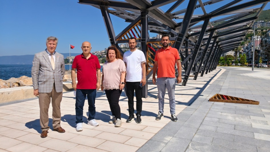 Kaymakam Canbaba Gemlik Sahilindeki Çalışmaları Yerinde İnceledi