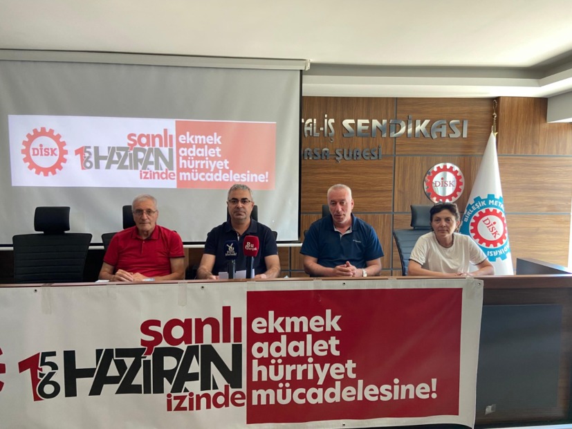 15-16 HAZİRAN BÜYÜK İŞÇİ DİRENİŞİ BİLDİRİSİ