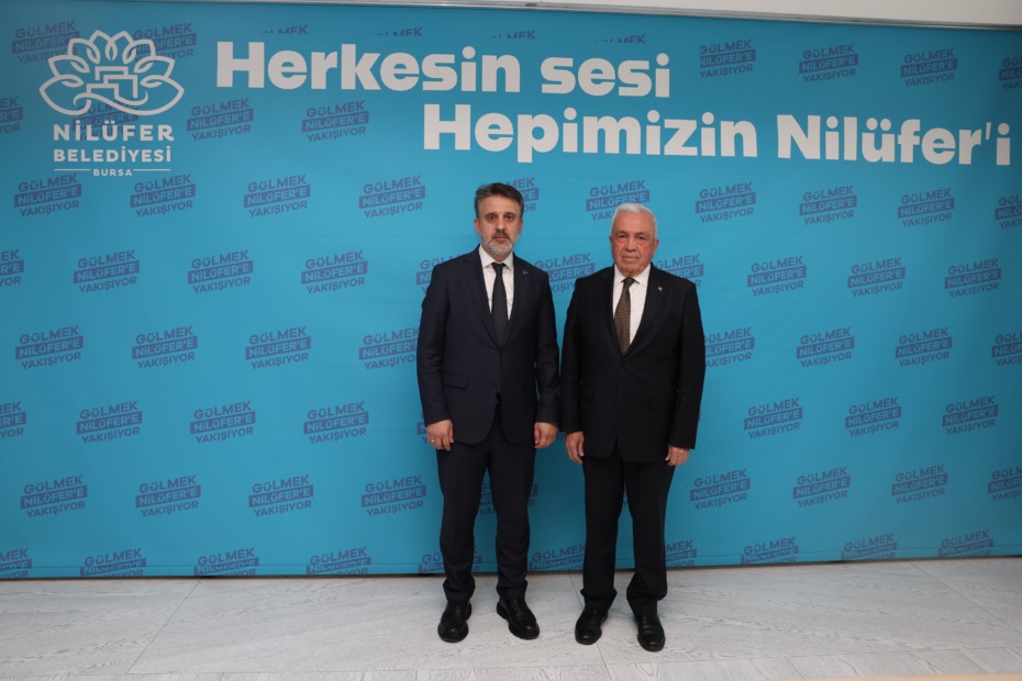 BAŞKAN ŞADİ ÖZDEMİR, ŞAHİN BİBA’YI AĞIRLADI