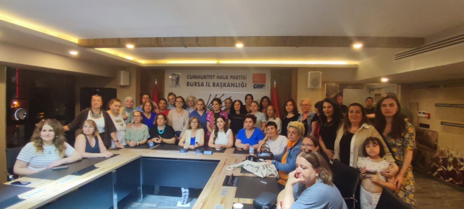 Cumhuriyet Halk Partisi İl Kadın Kolları Başkanları Ortak Açıklaması