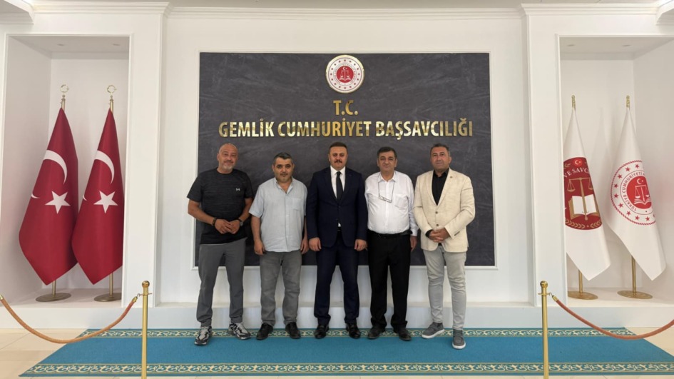 Gemlik Gazeteciler Cemiyeti’nden Başsavcı Alpay Sarıaslan’a Hayırlı Olsun Ziyareti