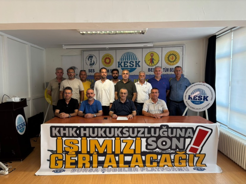 KESK BURSA’DAN ADALET NÖBETİNE DESTEK