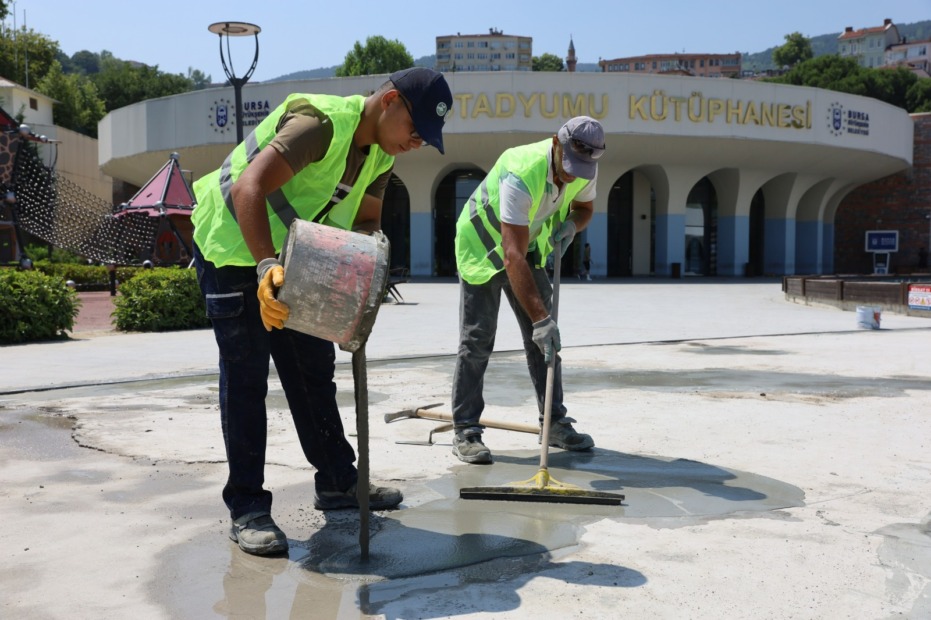 BÜYÜKŞEHİR’DEN MİLLET BAHÇESİ’NE ESTETİK DOKUNUŞ