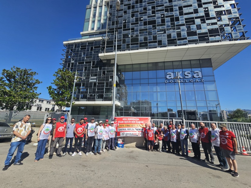 AKSA BURSAGAZ DİRENİŞİNDE 27. GÜN: “İŞİMİZİ VE SENDİKAL HAKLARIMIZI İSTİYORUZ”