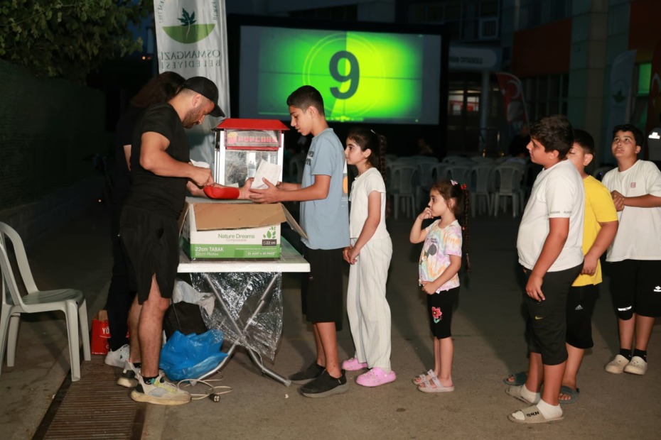 Yazlık Sinema Osmangazi’de Çocuklarla Buluşmaya Devam Ediyor