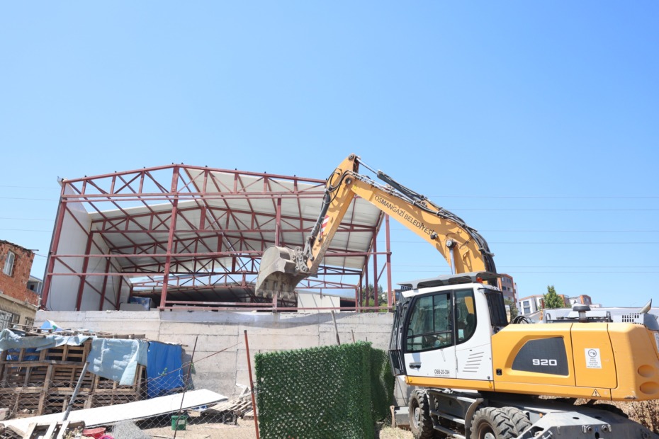 Osmangazi Belediyesi’nden İmar Düzenini Koruyan Müdahale