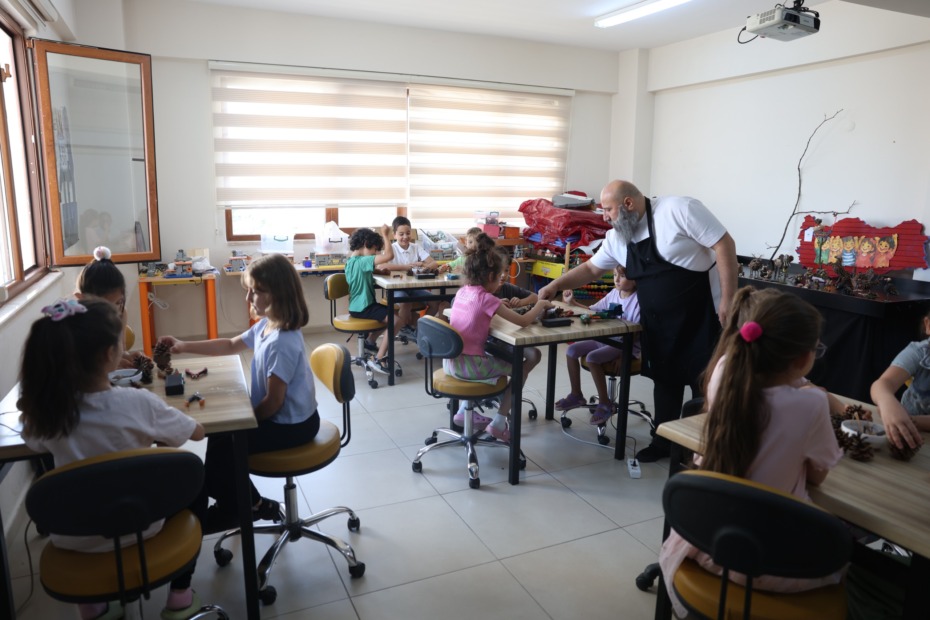 Osmangazi’de Çocuklar Doğayı Sanata İşliyor