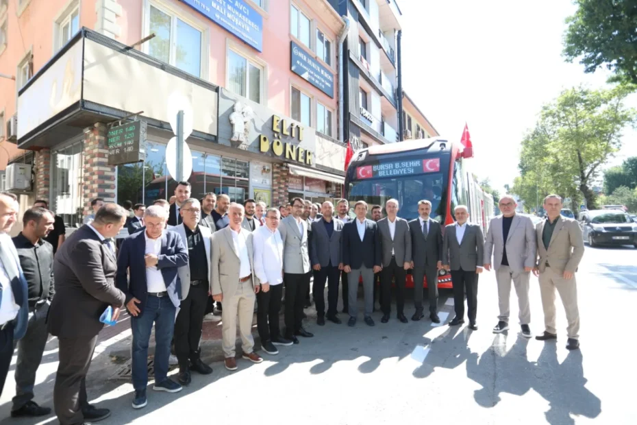 İnegöl’de Metrobüs İçin Test Sürüşü Yapıldı
