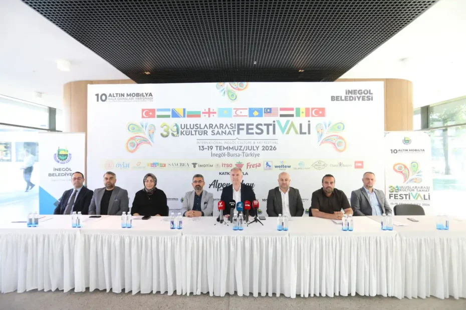 İnegöl’de 39. Uluslararası Kültür Sanat Festivali Başlıyor