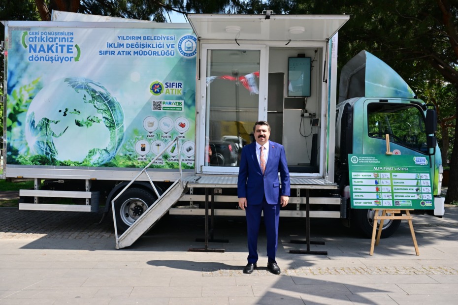 YILDIRIM’DA ATIKLAR NAKİTE DÖNÜŞÜYOR