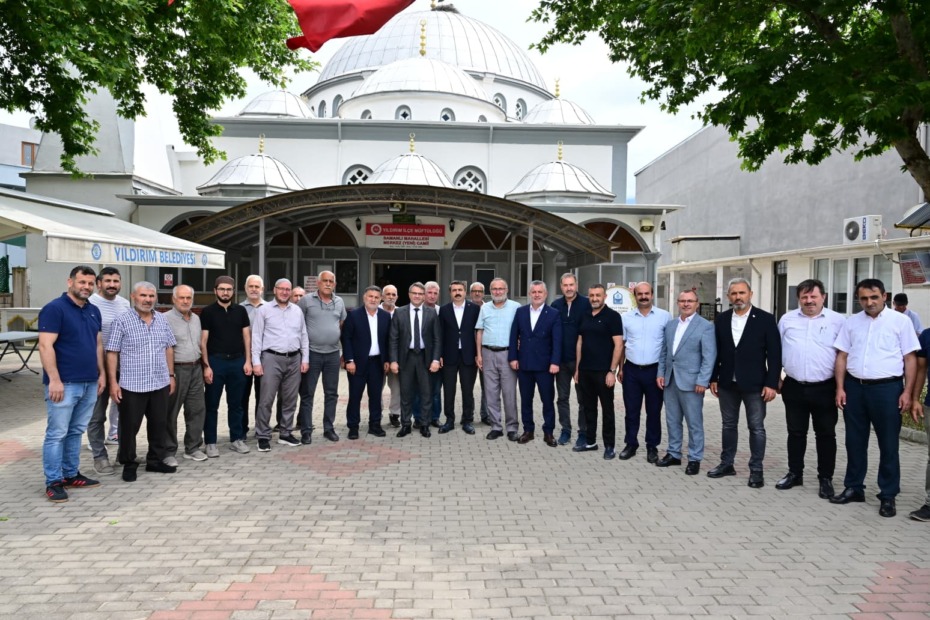YILDIRIM’DA MAHALLE ZİYARETLERİ SAMANLI’DA DEVAM ETTİ