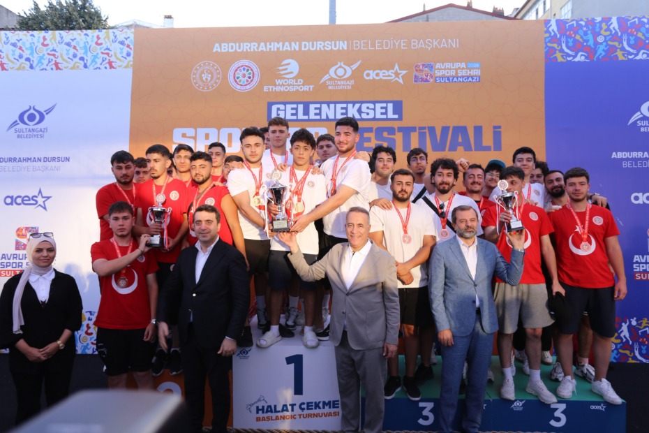 GÜRSU  BELEDİYESİ GELENEKSEL SPORLAR FESTİVALİ’NE DAMGA VURDU