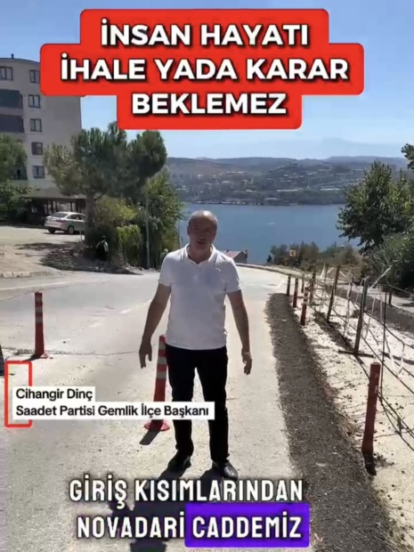 CİHANGİR DİNÇ: İNSAN HAYATI KARAR VEYA İHALE BEKLEMEZ