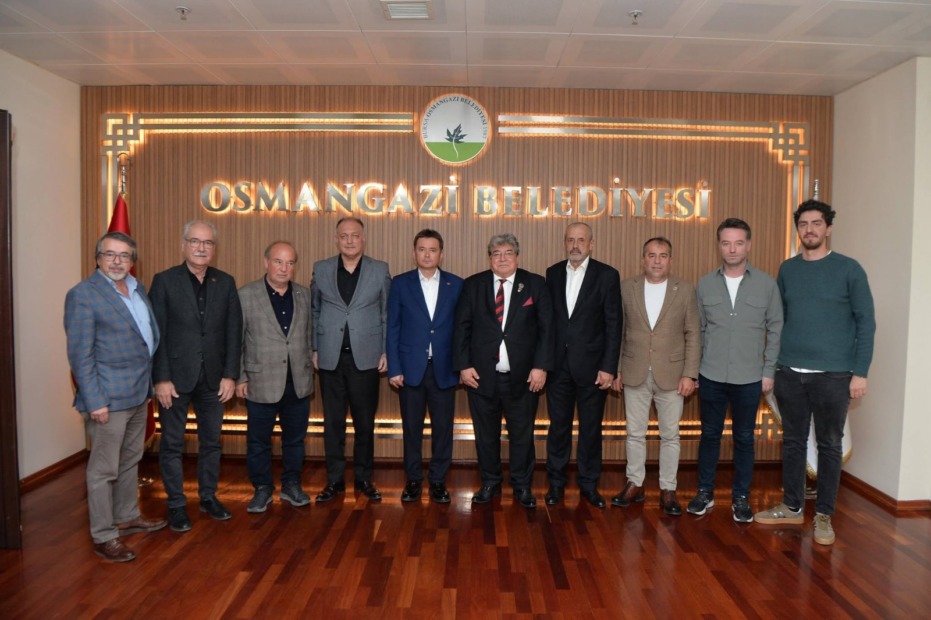 Bursaspor Taraftarlar Derneği’nden Başkan Erkan Aydın’a ziyaret
