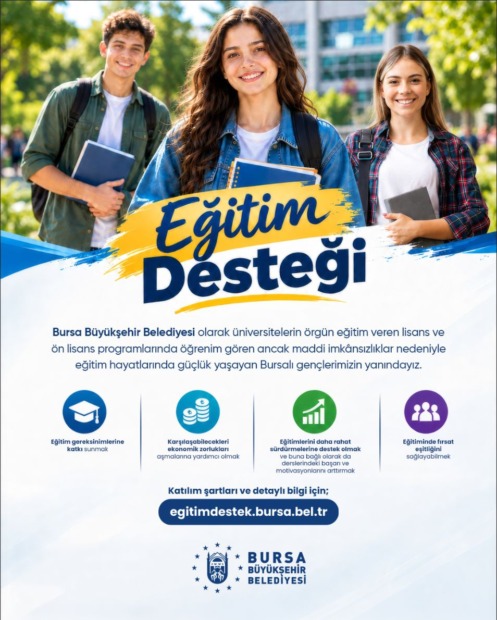Büyükşehir’den üniversite öğrencilerine eğitim desteği