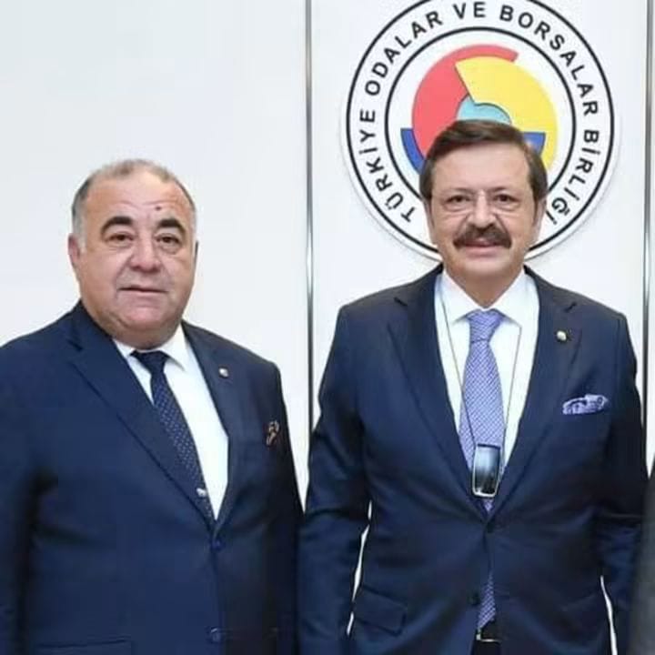 TOBB Başkanı  Hisarcıklıoğlu’ndan Gemlik Ticaret Borsası Başkanı  Özden Çakır’a Tebrik Telefonu