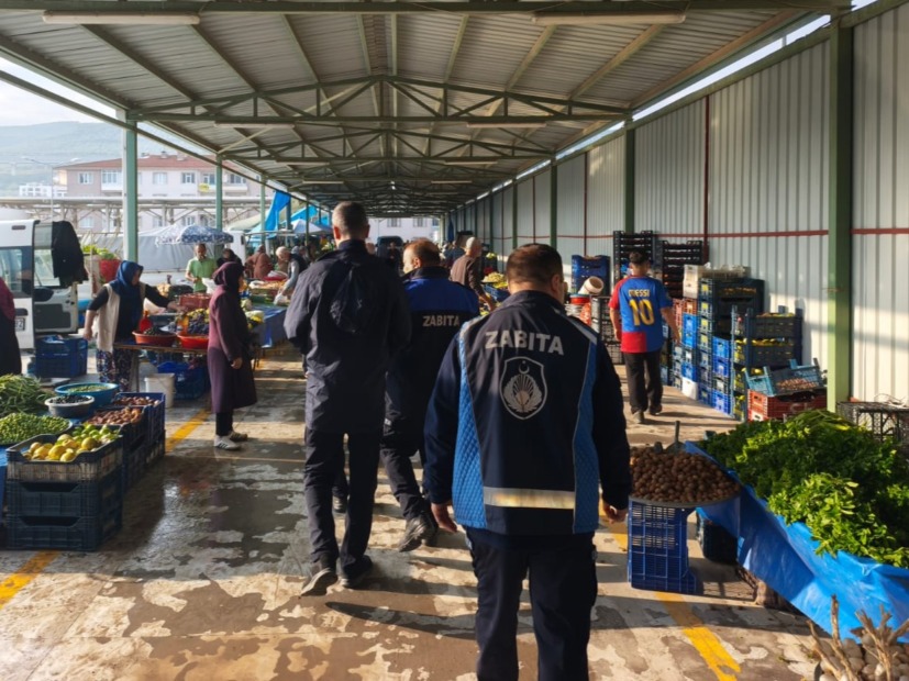Gemlik Zabıtası’ndan Pazar Yerlerinde Denetim