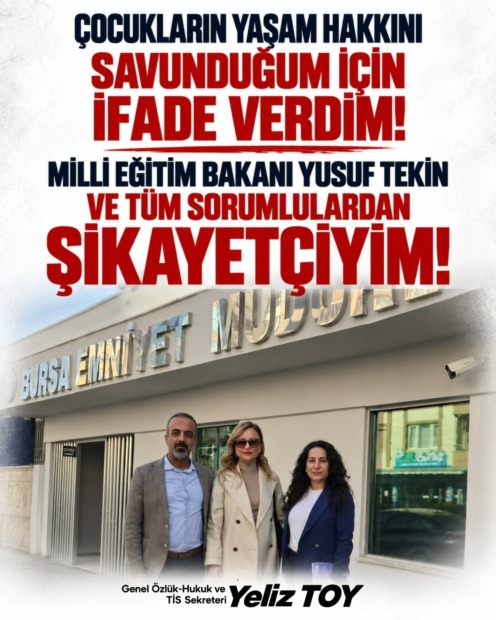 Yeliz Toy, Bursa Emniyetinde İfade Verdi