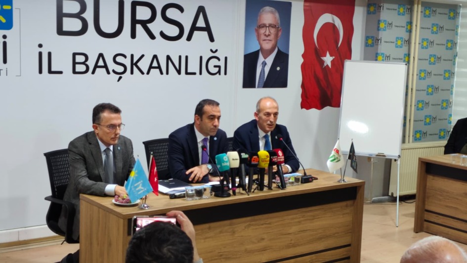 İYİ Parti Genel Başkan Yardımcısı Volkan Yılmaz Bursa’da konuştu