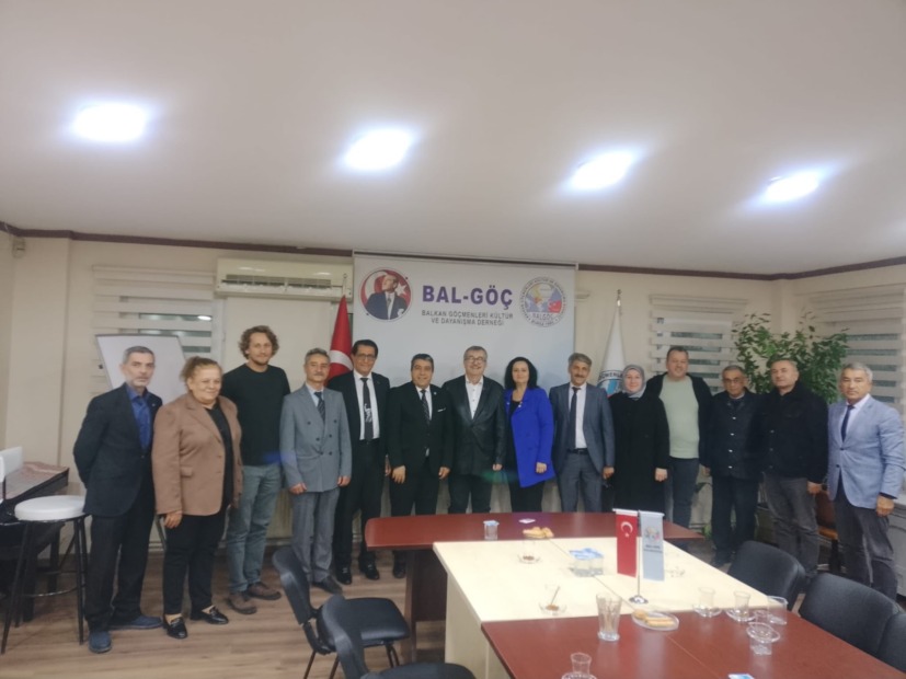 BAL-GÖÇ’TEN DSP BURSA ÖRGÜTÜNE BALKANLAR VE TÜRKLERİN YAŞAM MÜCADELESİ BULUŞMASI